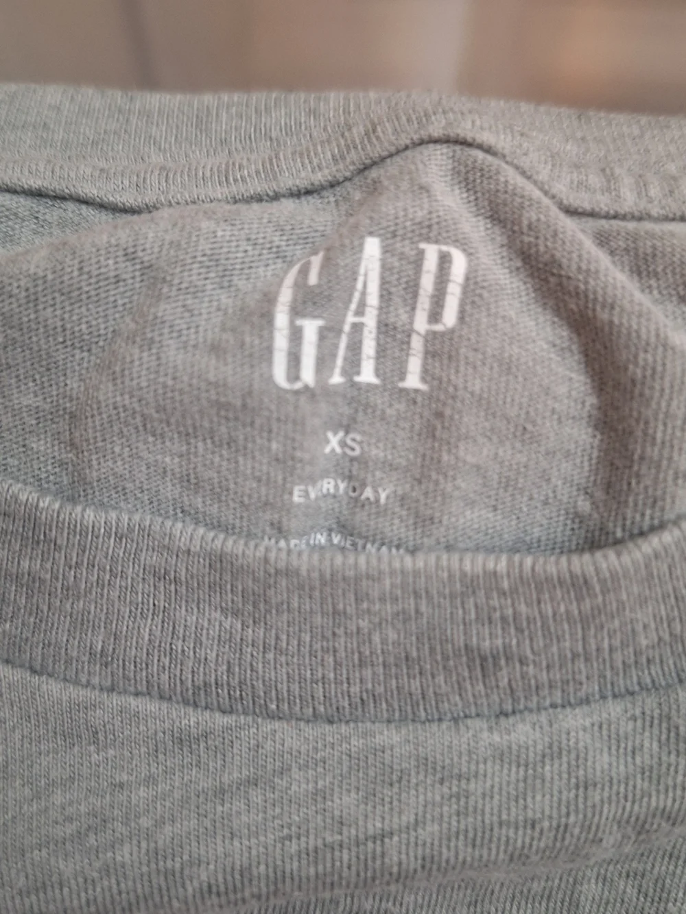 GAP Boys Gray Long Sleeve Crewneck Tee